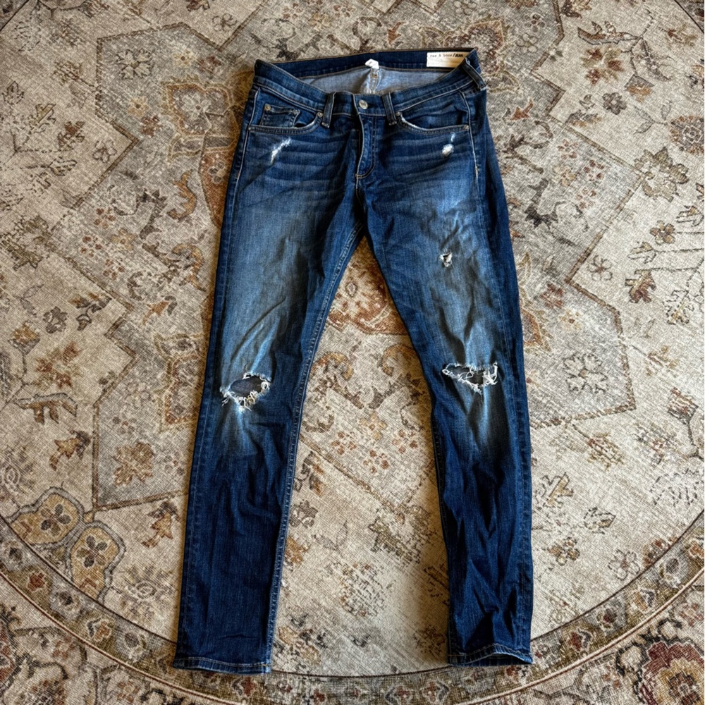 Rag & Bone distressed skinny jean
